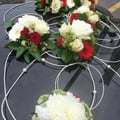 Mariage valenciennes bouquet de mariée voiture