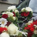 Mariage valenciennes bouquet de mariée voiture