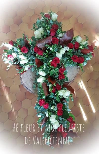 croix deuil valenciennes fleurs fleuriste hé fleur et moi le Quesnoy Saint amant Denain