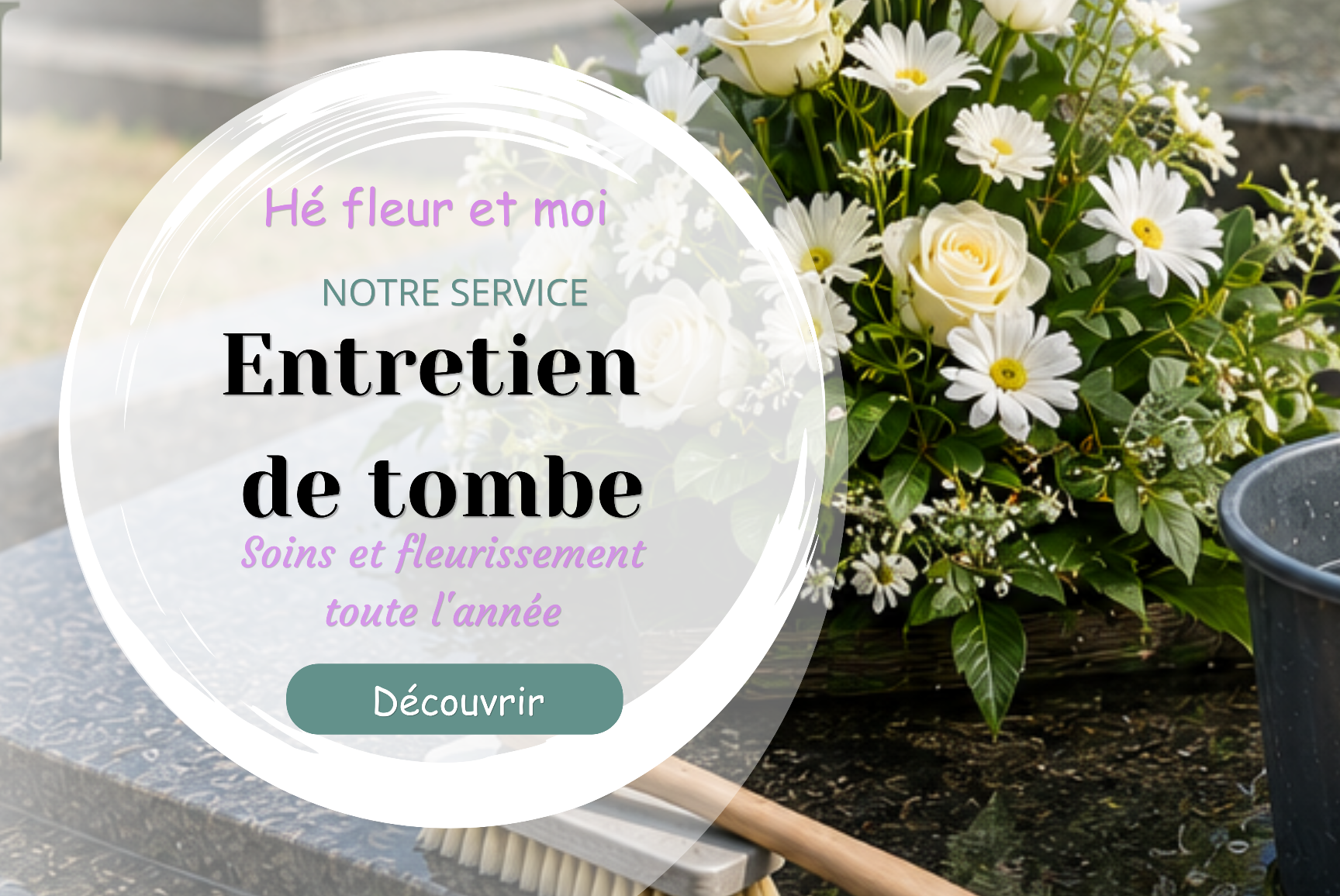 Fleuriste valenciennes nord entretien tombe